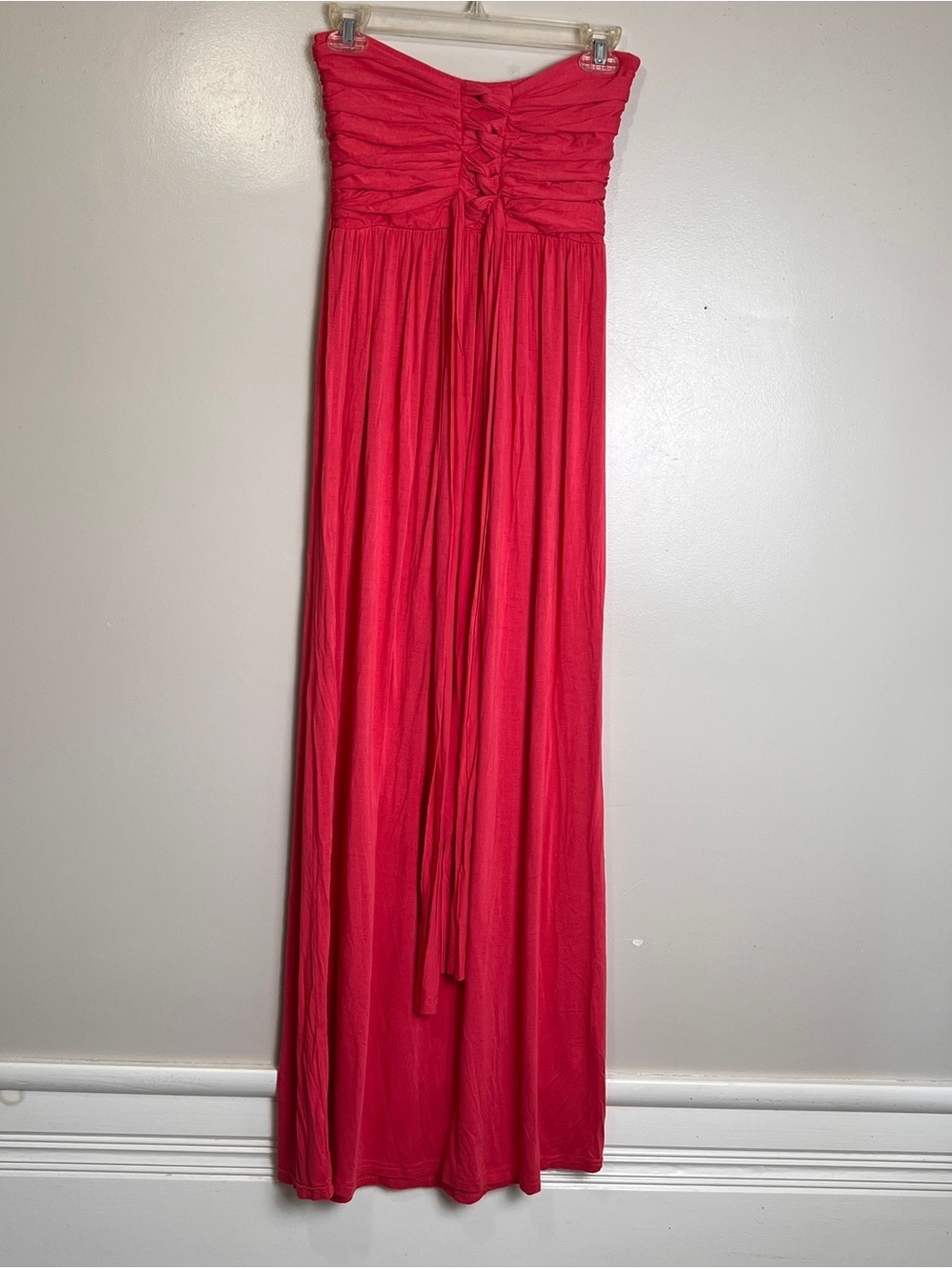 Catwalk Studio Pink Strapless Maxi Dress Size Small, EUC